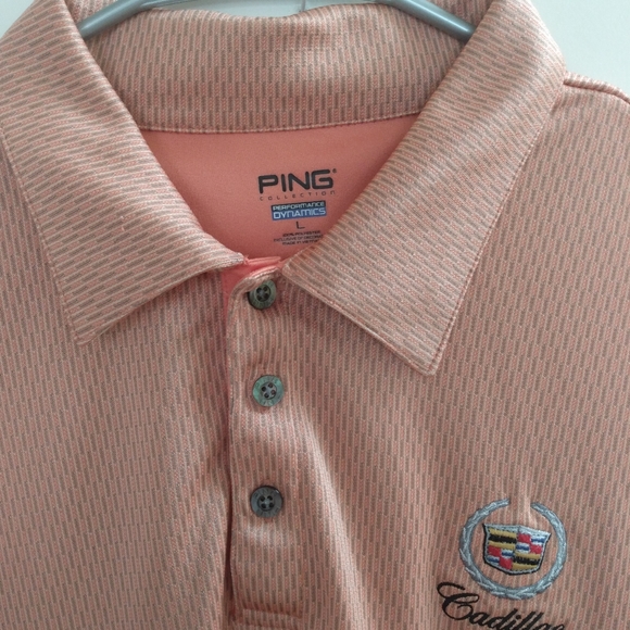 Mens Ping Performance Dynamics size Large Golf shirt - Picture 2 of 6